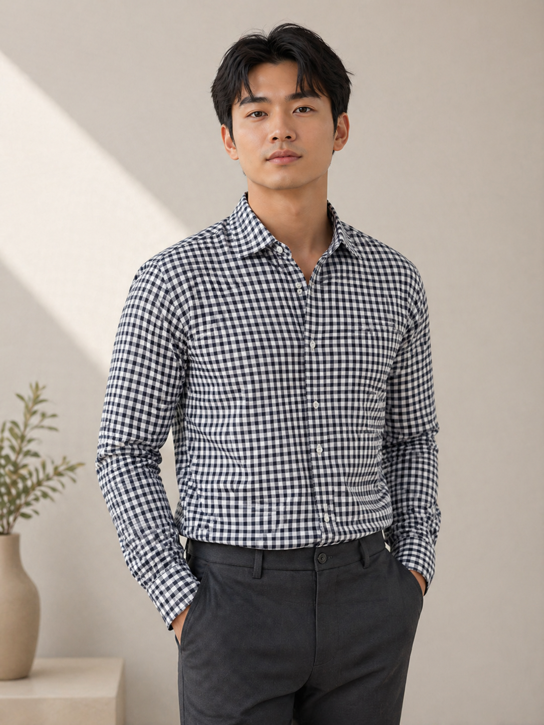 Navy white